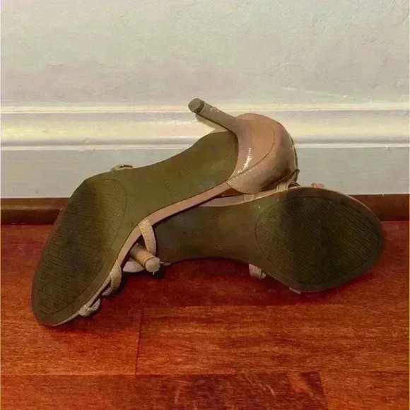 Patent Beige Strappy Stilleto 3 in heel, Badolino, May 2, worn once, US 8.5 - Picture 7 of 7